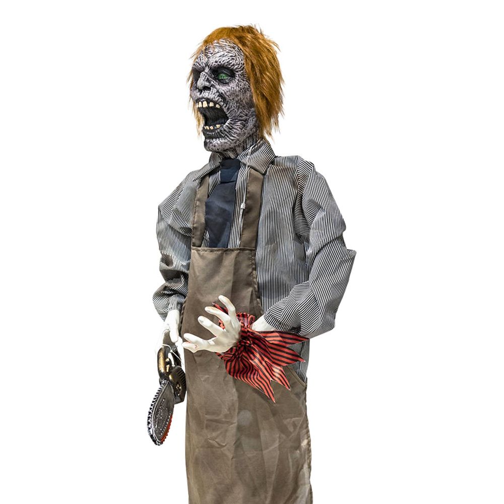 Zombie med Motorsag Bevegelig Prop
