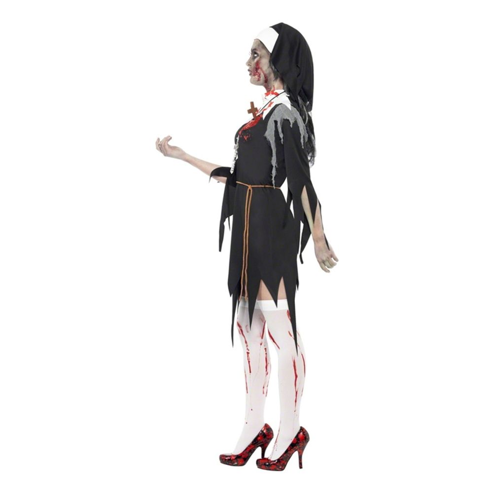 Zombie Nunna Maskeraddräkt