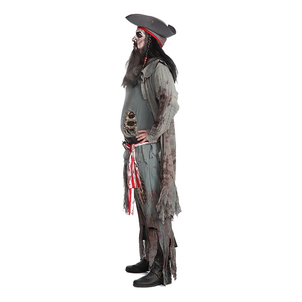 Zombie Pirat Deluxe Maskeraddräkt