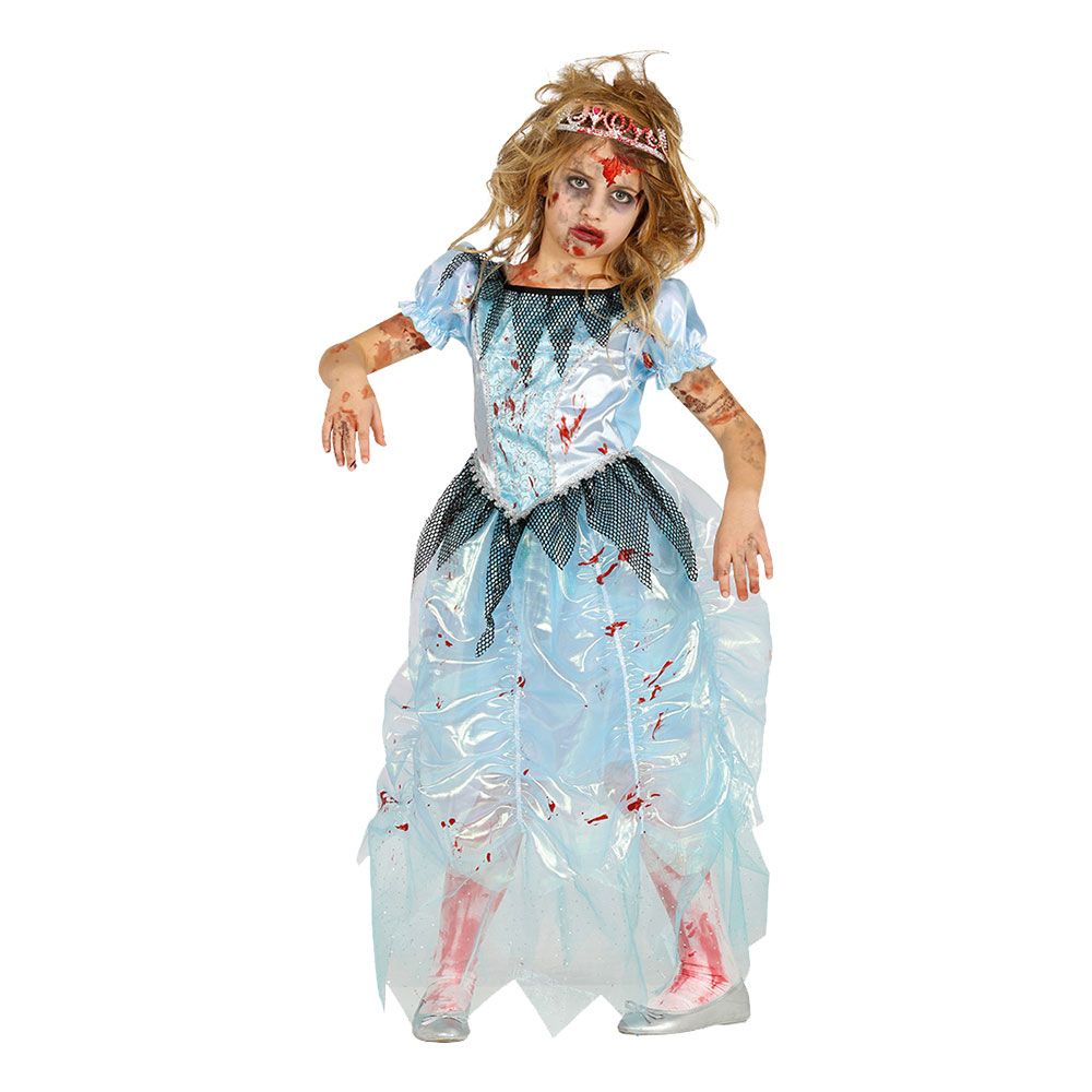 Zombie Prinsesse Barn Kostyme