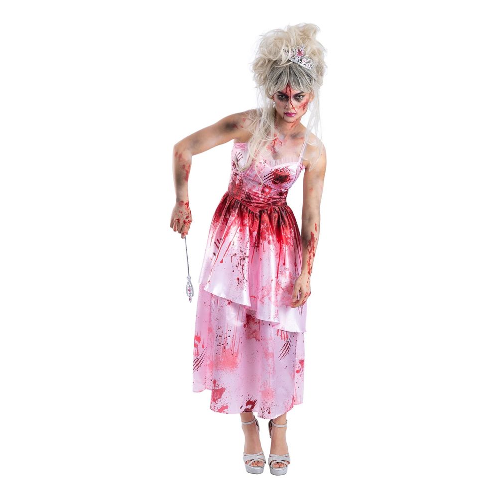 Zombie Prinsesse Lyserød Kostume