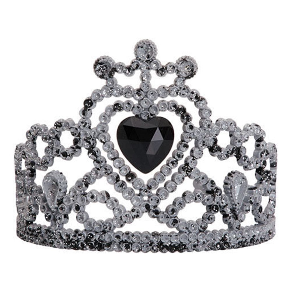 Zombie Tiara med Svart Hjerte