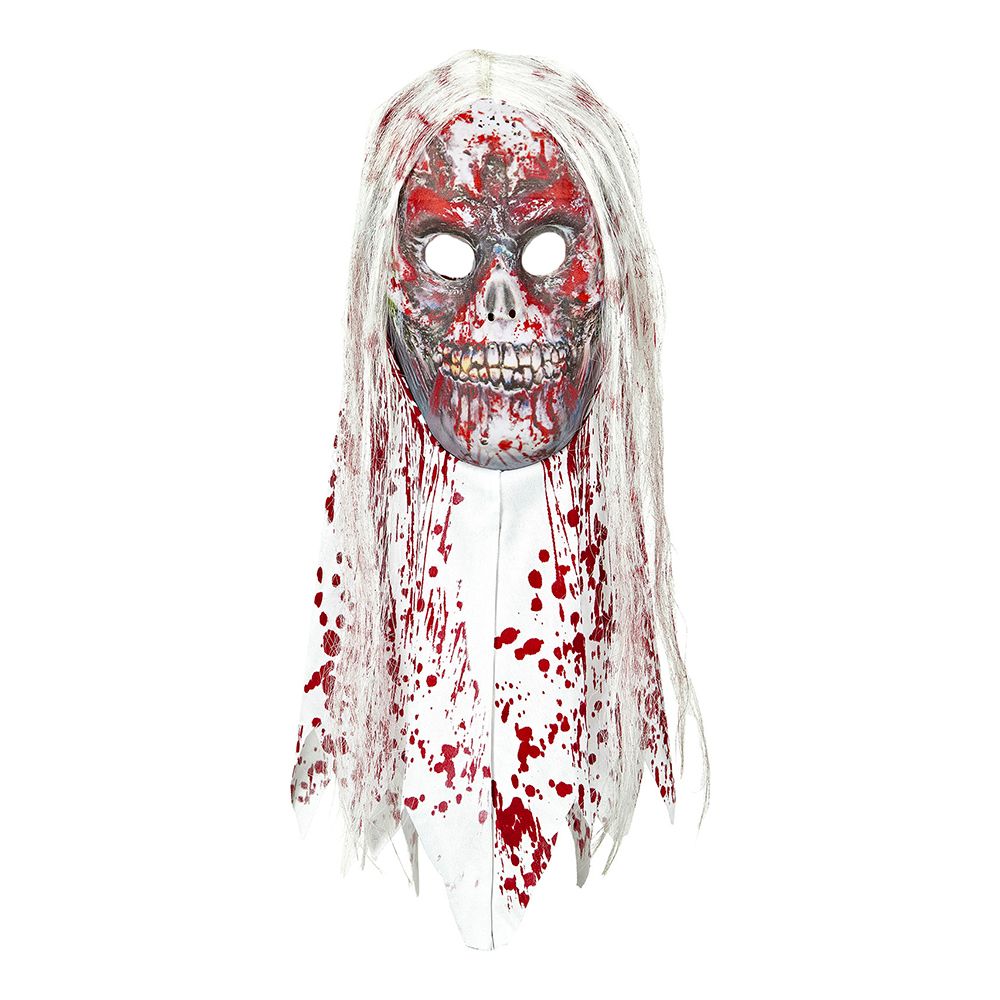Zombienaamari Verinen Hiuksilla ja Kauluksella