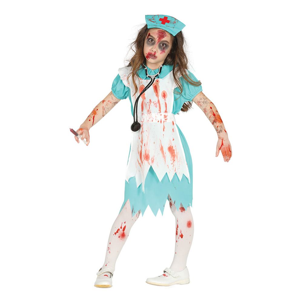 Zombiesygeplejerske Børnekostume