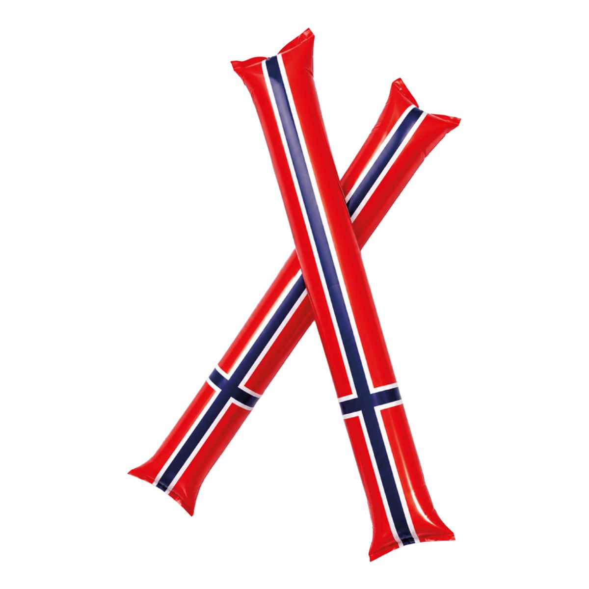 Applådstavar Norska Flaggan - 2-pack