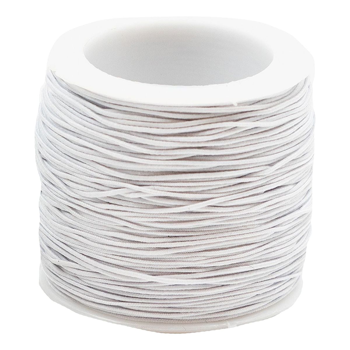 Elastiskt Band på Rulle Vit