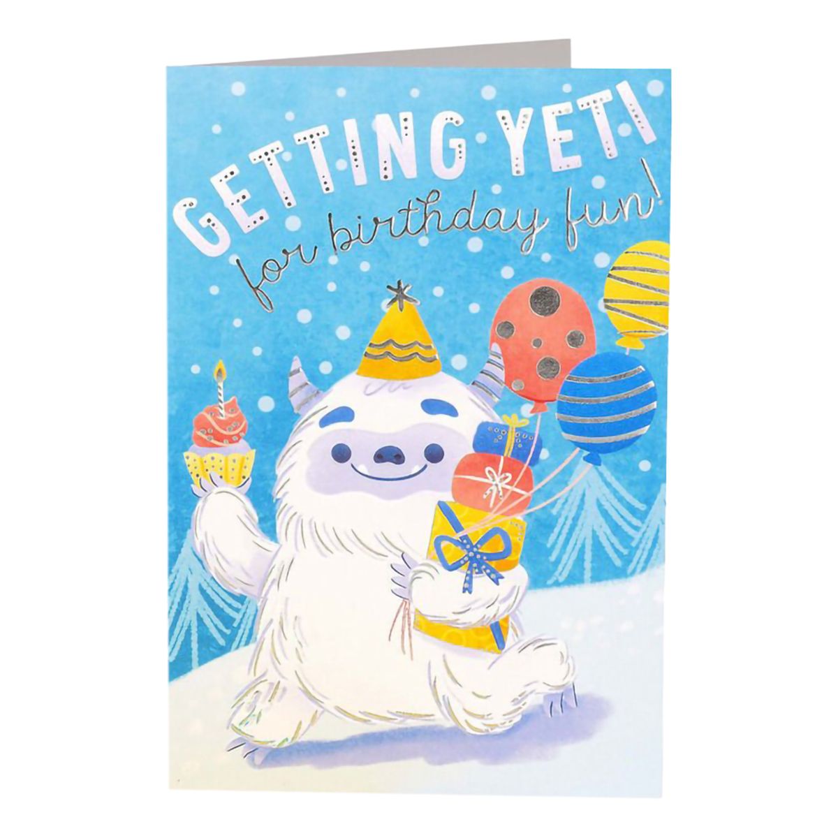 Födelsedagskort Yeti Birthday