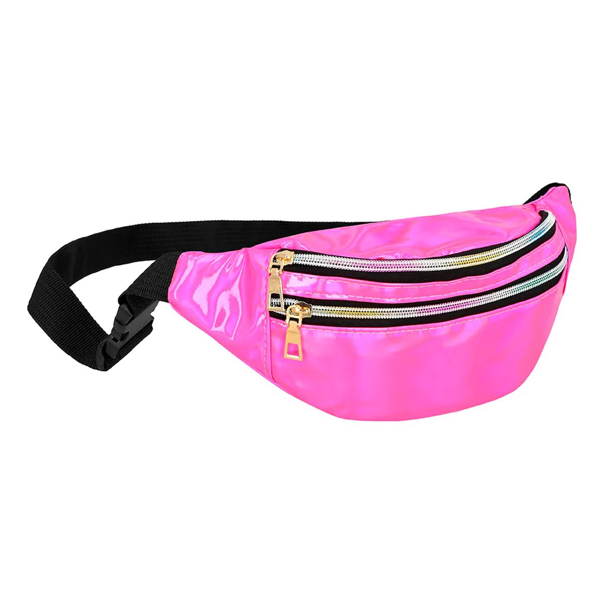 Midjeväska Holografisk Rosa - One size