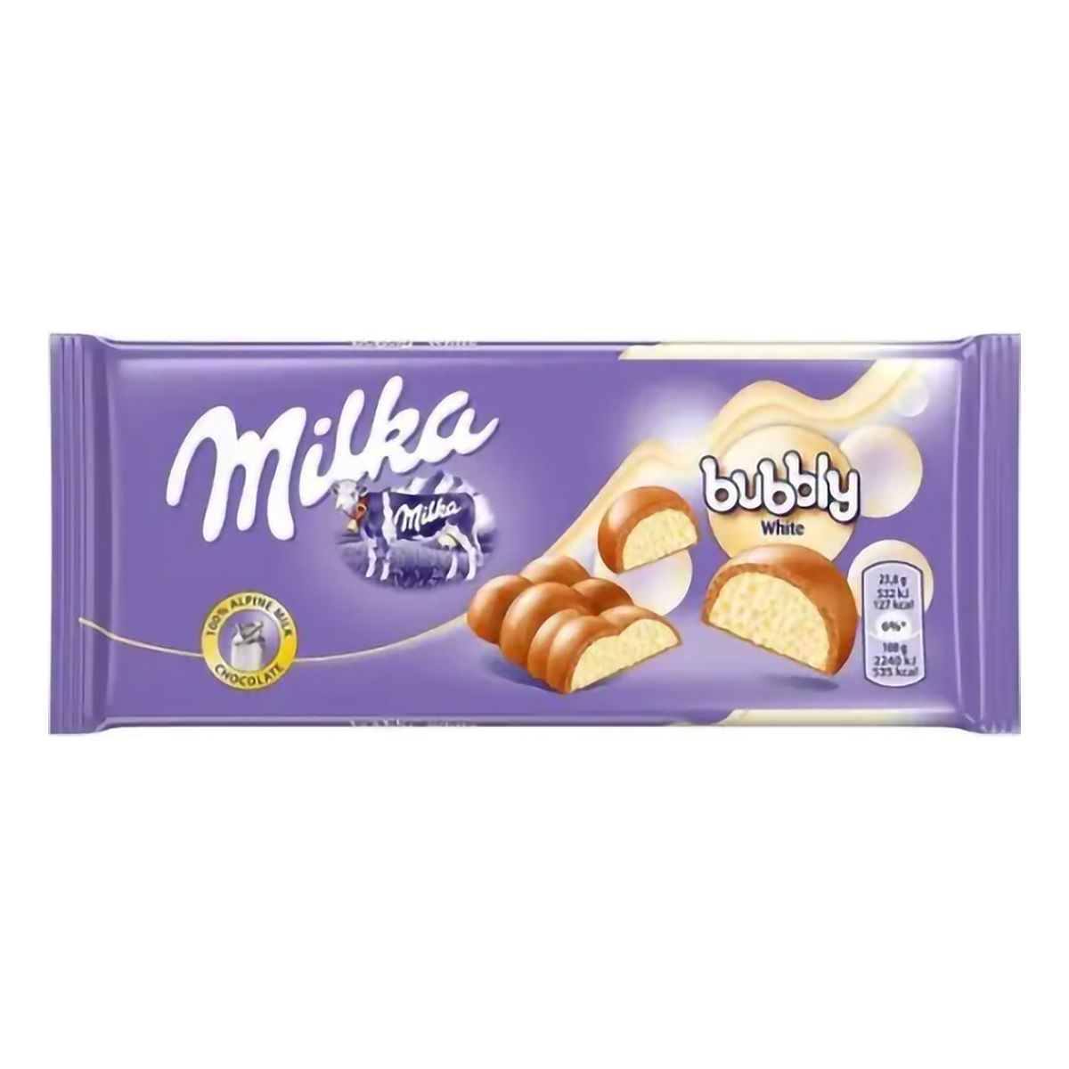 Milka Bubbly White - 95 g