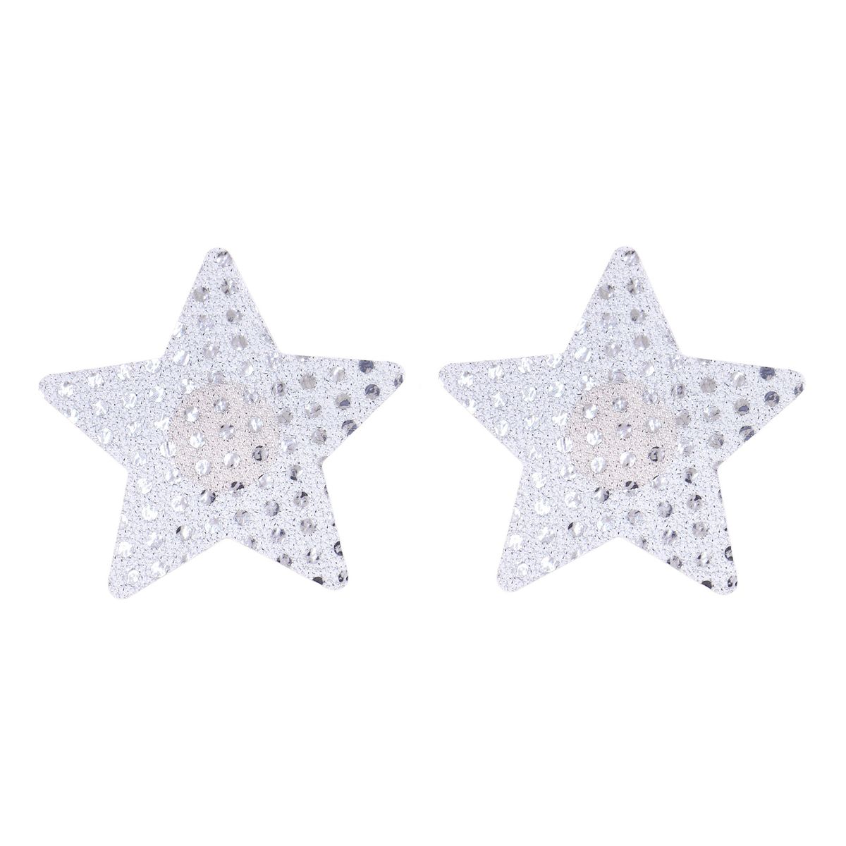 Nipple Covers Stjärnor Silver - One size