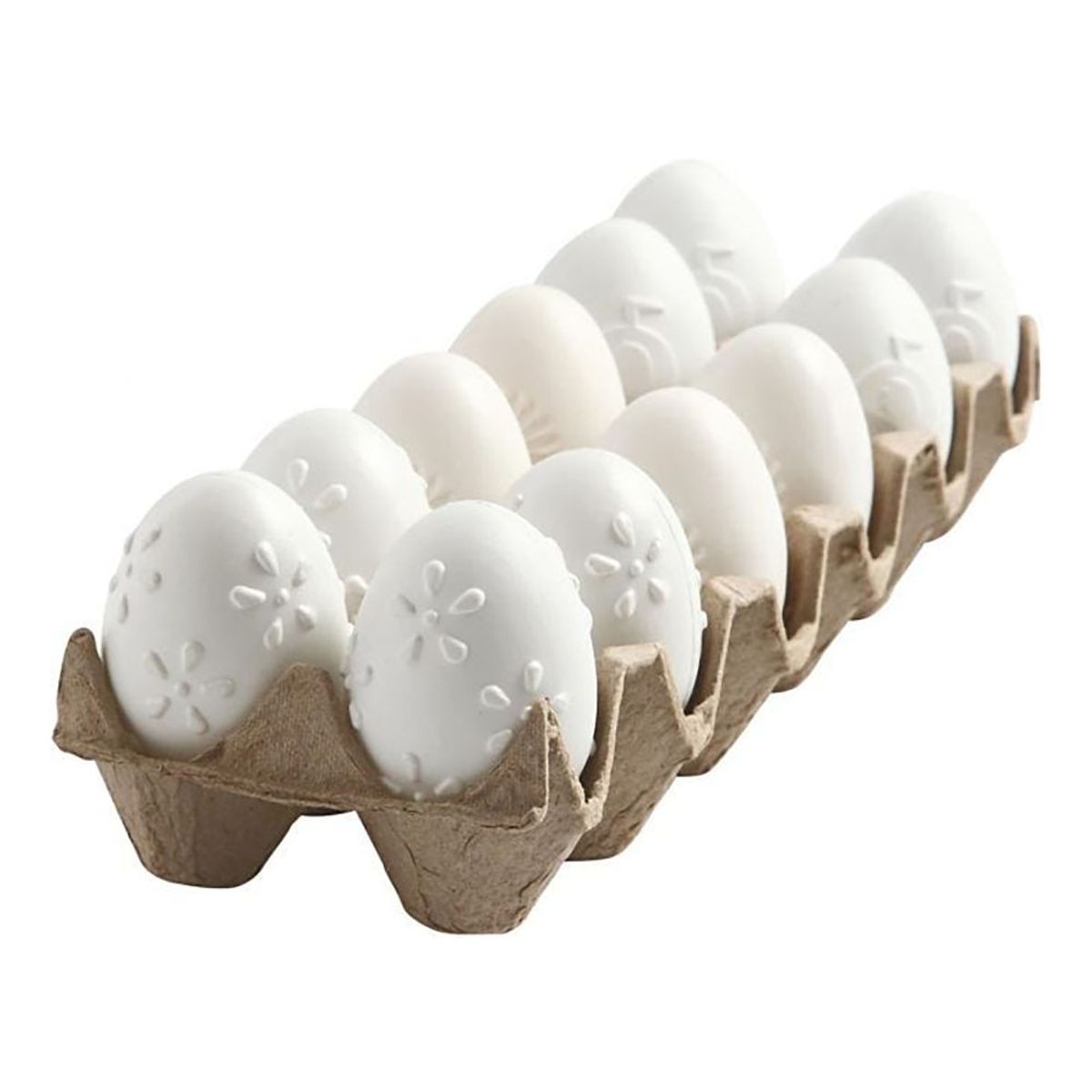 Omålade Påskägg