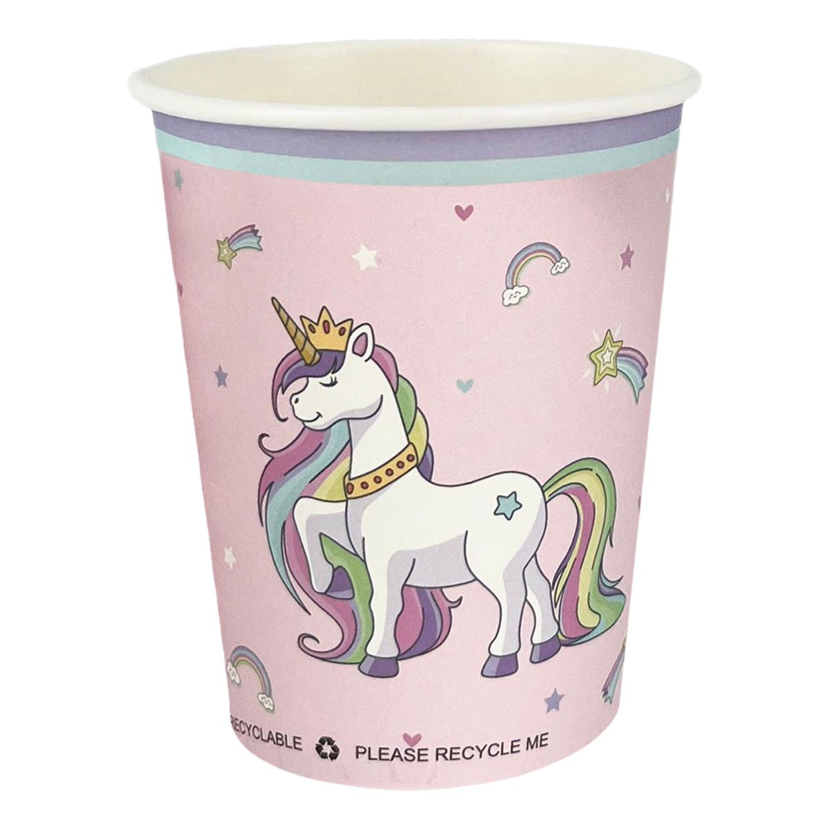 Pappersmuggar Unicorns & Rainbows - 8-pack