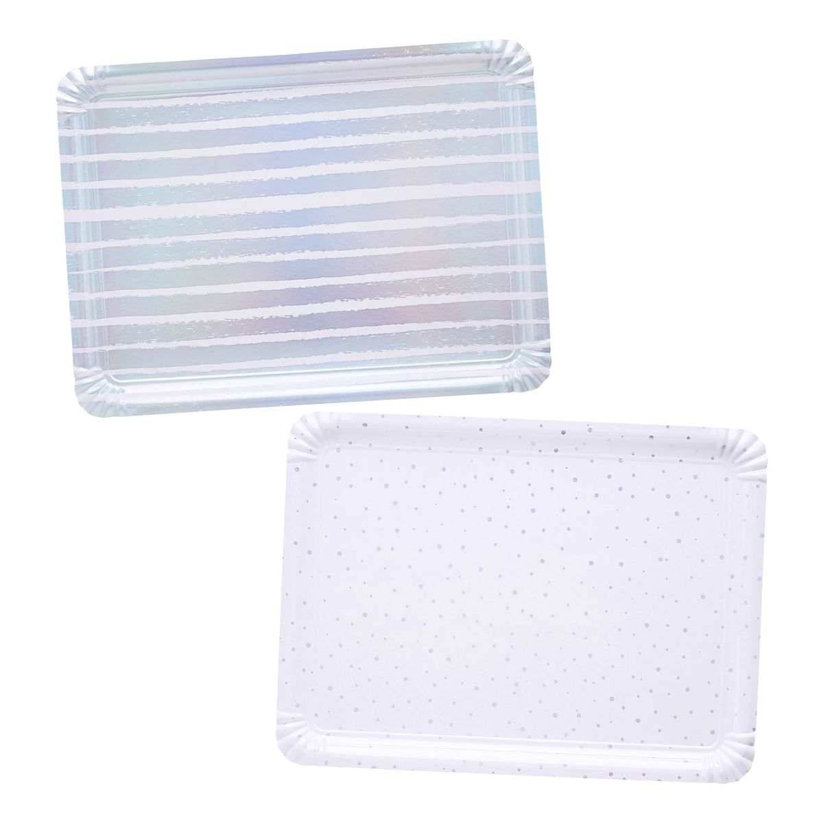 Serveringsfat Färgskimrande - 4-pack