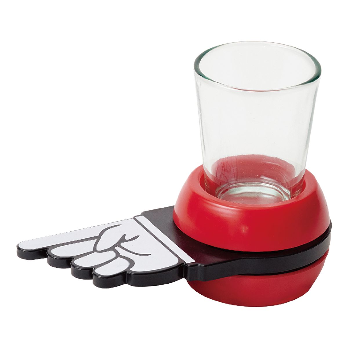 Shot Spinner med Glas Drickaspel