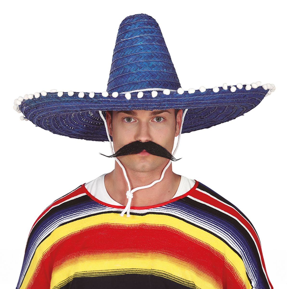 Sombrero Stor Blå - One size