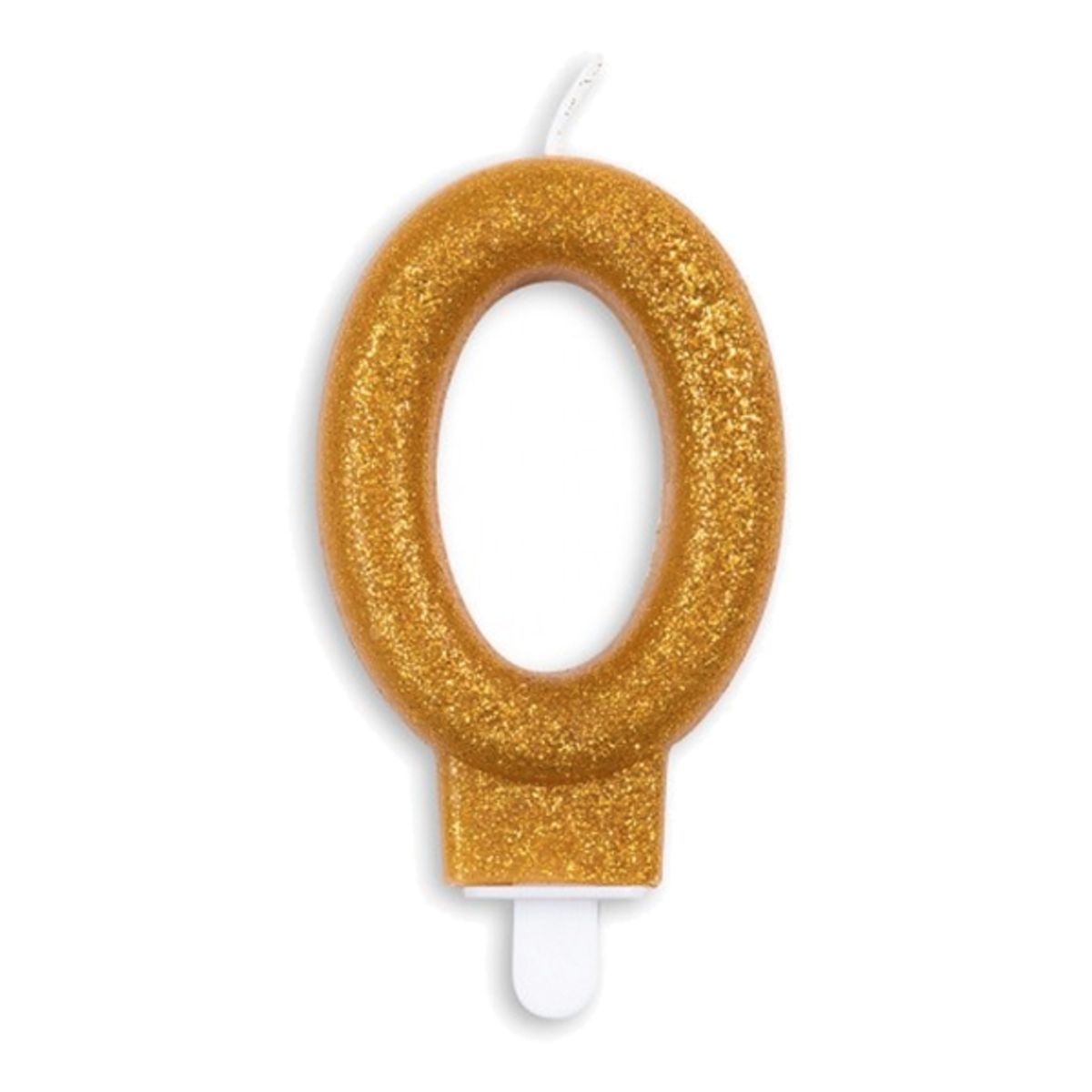Tårtljus Siffra Glitter Guld
