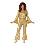 70’er Disco Dame Guld Kostume