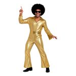 70’er Disco Herre Guld Kostume