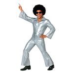 70’er Disco Herre Sølv Kostume