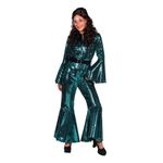 70'er Disco Jumpsuit Turkis Kostume Deluxe