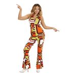 70'er Jumpsuit Dame Kostume