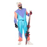80'er Retro Skidragt Kostume Herre