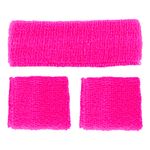 80'er Svedbåndssæt Neonpink
