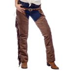 Autentiske Western Chaps Dame Brune