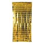 Backdrop Gardin Kvadratisk Guld