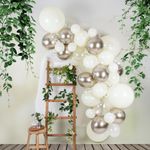 Ivory/Crystal/Chrome-ilmapallokaari