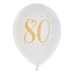 Balloner 80 Hvid/Guld