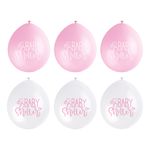 Ballonger Baby shower rosa