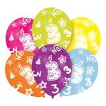 Balloner Flerfarvede 3 År