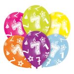 Ballonger Flerfarget 7 År