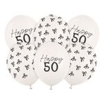 Balloner Happy 50 med Rosetter