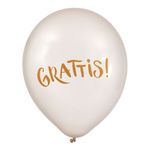 Balloner Perlemor "Grattis!"