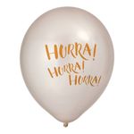Balloner Perlemor Hurra! Hurra! Hurra!