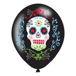 Balloner Sorte Day of the Dead