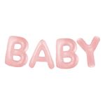 Ballongguirlande Baby Pastellyserød
