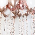 Loftballoner Roséguld