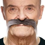 Bandit Moustache Sort/Hvid