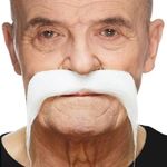 Bandit Moustache Hvid