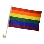 Bilflag Regnbue