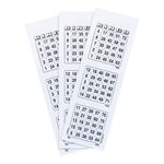Bingoplader Hvid
