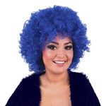 Blå afroparyk