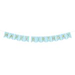 Blå Vimpelguirlande Happy Birthday