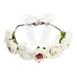 Blomsterkrans Roser Hvid