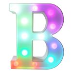 Bogstav med LED-Belysning RGB
