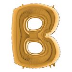 Bogstavballon Guld Metallic