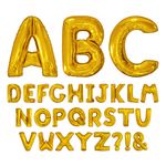 Bogstavballon Guld Metallic